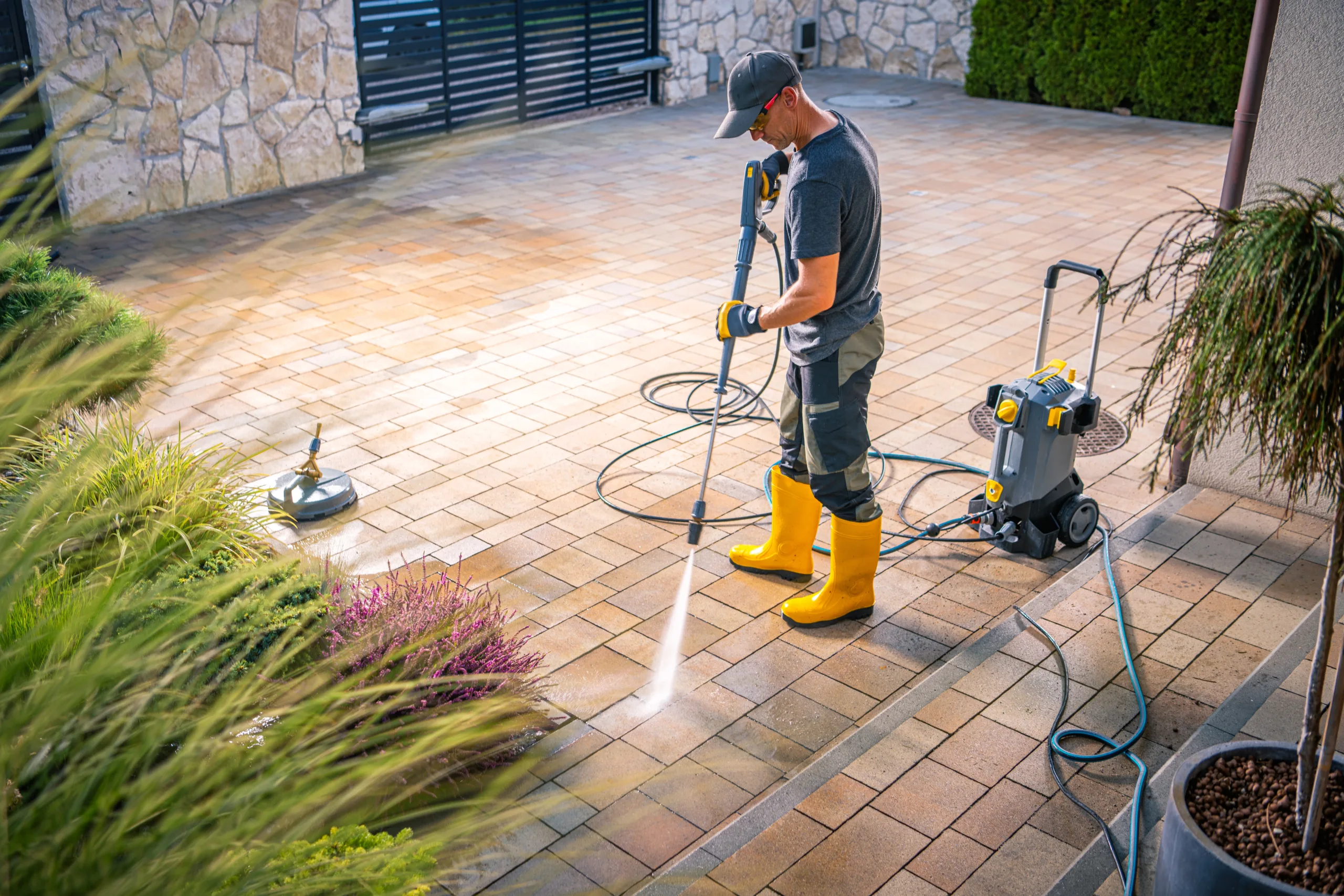 patio pressure cleaning Saint Helens patio power washing Saint Helens