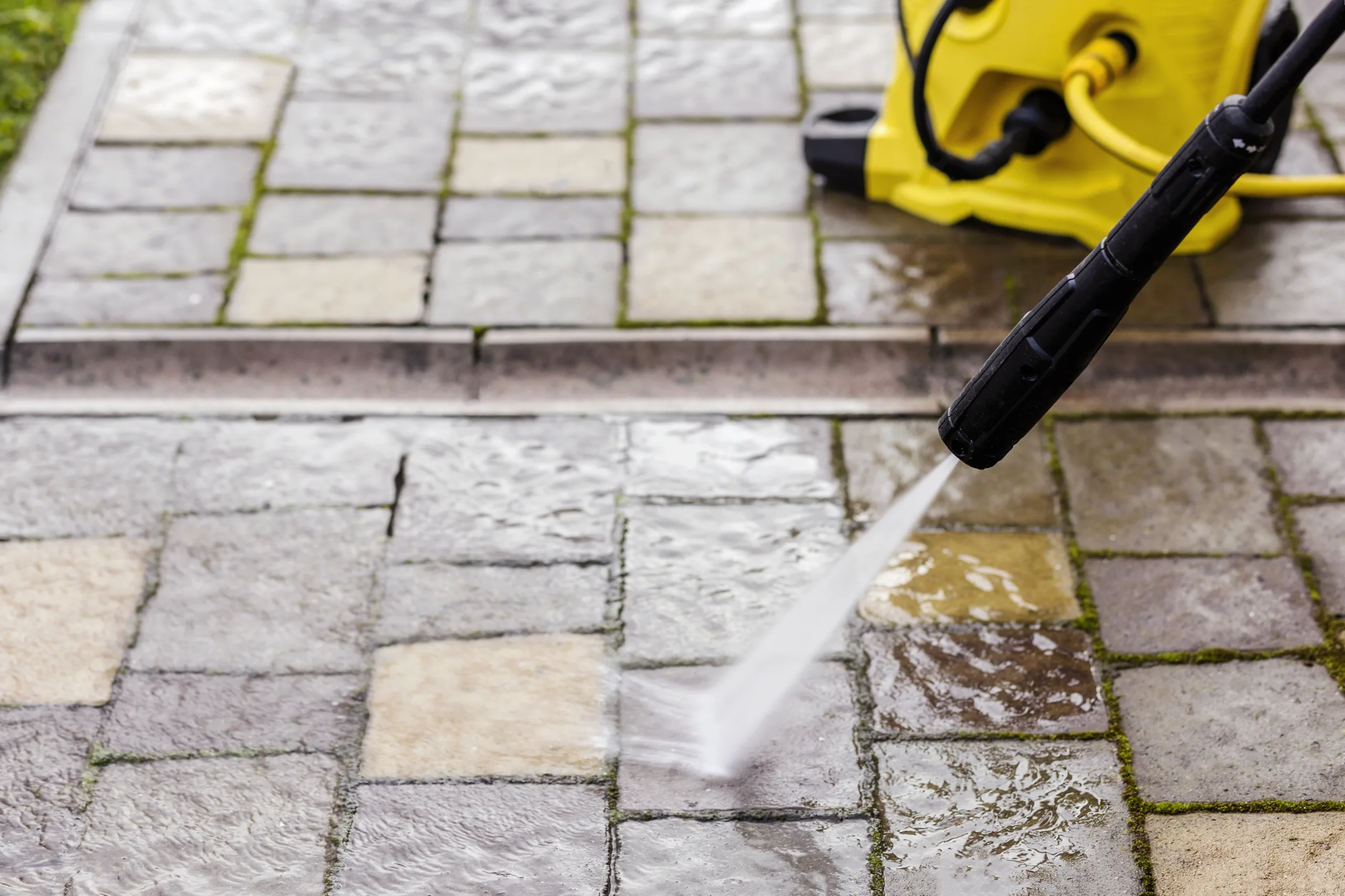 power wash stone patio Saint Helens