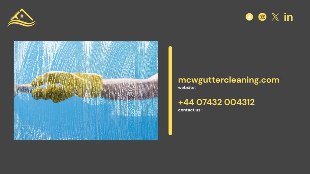 how to clean upvc windows outside